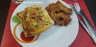 Nigerian Breakfast Toast Bread And Chicken Besthomediet Breakfast Toast Breakfast Recipes Easy Best Breakfast Recipes