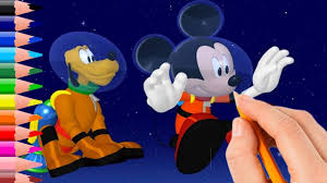 She is space pirate pete's helper who seems quite friendly to him likes to help him as well. How To Draw Clubhouse Mickey Mouse Space Adventure Coloring Pages Videos For Kids Youtube