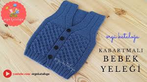 65 Kabartmali Bebek Yelegi Erkek Bebek Yelegi Yapilisi Knit Baby Vest Youtube 2020 Baby Knitting Patterns Bebek Orgu