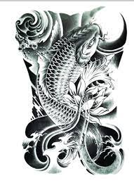 Realistic Koi Tattoo Large Size Koi Tattoo Koi Tattoo Design Body Art Tattoos