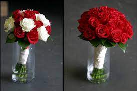 Mixed purple & white hydrangea, ranunculus & anemone bouquet. Red And White Wedding Adam S Garden Florist