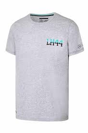 Mercedes Benz Amg Petronas Formula 1 Men S Mamgp Lewis Hamilton 44 Gray T Shirt