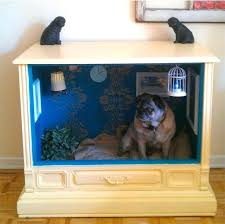 Diy Doghouse Decor Petdiys Com Tv Dog Beds Diy Dog Bed Dog Bedroom