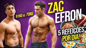 Zac efron workout & diet wrap up this wraps up our hollywood muscle portion on baywatch's seashore prepared, zac efron. Fiz A Dieta Do Zac Efron Por 1 Dia Shape Trincado Dieta Dos Famosos Na Pratica Youtube