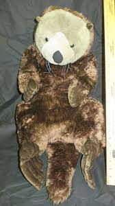 K M International Sea Otter Brown Big Large 34 Long Plush Stuffed Animal 2006 Kminternational Giant Stuffed Animals Plush Stuffed Animals Sea Otter