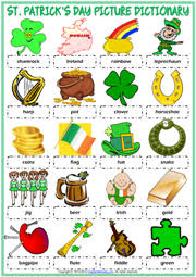 Check and print the answers and link back to puzzle. St Patrick S Day Esl Vocabulary Worksheets