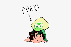 Dumb Green Facial Expression Cartoon Text Emotion Fictional - Steven  Universe Baby Steven And Peridot - 540x633 PNG Download - PNGkit