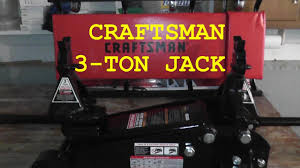 Craftsman 3 Ton Floor Jack Set Hd Youtube