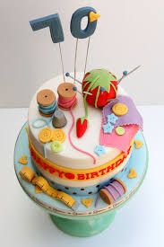 Design Birthday Cake For Mother In Law A Sewing Theme Cake For My Best Friend S Mother In Law Who Is A Seamstress Of Note And Makes Exquisite Fabric Creat Sewing Cake Themed Cakes Retirement Cakes
