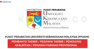 Dapatkan kerjaya idaman anda di sini ! Jawatan Kosong Terkini Pusat Perubatan Universiti Kebangsaan Malaysia Ppukm Pembantu Tadbir Pegawai Tadbir Penolong Akauntan Pegawai Farmasi Provisional Kerja Kosong Kerajaan Swasta