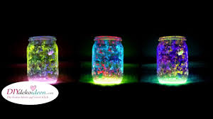 Diy Deko Leuchtende Marmeladenglaser Diy Fairy Glow Jars Diy Laternen Weckglas Diy Dekorative Laternen