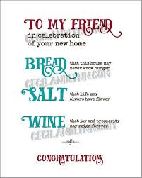 Salt is given as a housewarming gift so the recipient will always have spice in their life. Printable New Home Blessing Bread Salt Wine Poem Its A Etsy In 2021 House Warming Gift Diy Housewarming Gift Baskets House Warming Gifts