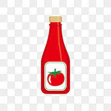 Bottle Of Tomato Ketchup Vector Illustration With Flat Design Tomato Ketchup Bottle Png And Vector With Transparent Background For Free Download Flat Design Vector Illustration Design