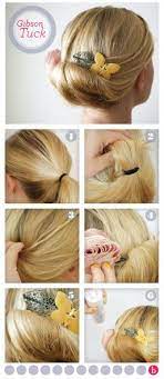 Diy Gibson Tuck Hair Tutorial Vintage Hairstyles For Long Hair Gibson Tuck Gibson Girl Hair