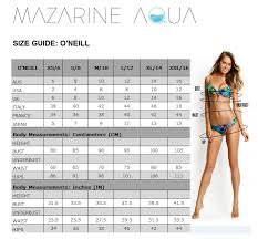 Oneill Malibu Bikini Bottom Womens Swimwear Mazarine Aqua
