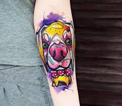 Smart Dog Tattoo By Kiwi Tattoo Photo 30541