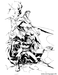 Supercoloring.com is a super fun for all ages: Dc Comics Superhero Batman And Superman Coloring Pages Printable
