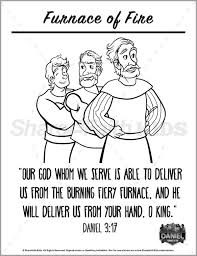 The fiery furnace coloring page. Daniel 3 The Fiery Furnace Preschool Coloring Pages Sharefaith Kids