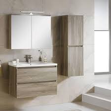 Solitaire 6010 small single storage bathroom unit 1 door 1 drawer. Grey Walnut Wall Mounted Bathroom Cabinet With Drawers