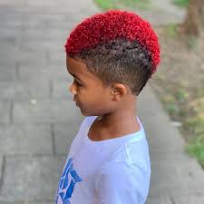 Kid S Mohawk Color In 2020 Dyed Red Hair Kids Hair Color Natural Red Hair