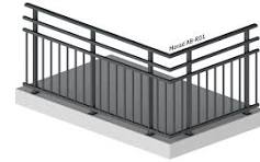 Aluminum balcony railings, aluminum balustrades | Morad