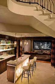 Movie Theater And Game Room With Billiards And A Wet Bar Bars For Home Home Bar Designs Home