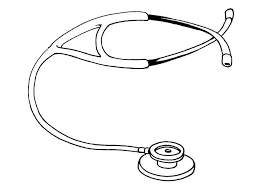 Doctor with stethoscope printable coloring page, free to download and print. Coloring Page Stethoscope Free Printable Coloring Pages Img 12128