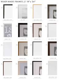 Shopper what does the black refer to? 128 Ready Made Frames To Get You Gallery Wall Ready Emily Henderson