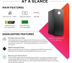 Buy Hp Omen 25l Gaming Pc Intel Core I5 Gtx 1660 Super 2 Tb Hdd 256 Gb Ssd Free Delivery Currys
