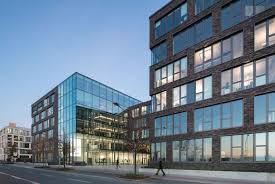 Gallery Of Headquarter Mitsubishi Electric Europe Kresings 23 Commercial Architecture Building Facade Architecture Office