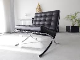 The chair was first used in villa tugendhat, a private residence, designed by mies in brno (czech republic). Knoll Barcelona Chair Relax Version Leder Venezia Schwarz Neu Furniture4life