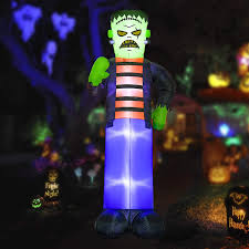 Inflatable outdoor halloween decorations buyer's guide. Buy Hoojo 10 Ft Halloween Inflatables Frankenstein Outdoor Halloween Decorations With Build In Leds Blow Up Halloween Decorations For Yard Garden And Lawn Online In Canada B089ldtydz