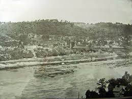 1900 S View Of Edgewood Intersection Typewriter Hill Kittanning Pa Old Street Views Hometown