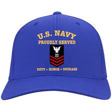 Us Navy E 6 Petty Officer First Class Po1 Proudly Served Baseball Cap Military Box Store Chief Petty Officer Master Chief Petty Officer Baseball Cap