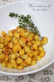 Ma Cuisine Au Fil De Mes Idees Pommes De Terre Sautees Au Thym Pommes Parmentier Pommes De Terre Sautees Recettes De Cuisine Pomme De Terre