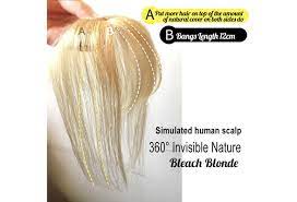 Get the best deals on human hair bangs hair extensions. Clip In 100 Remy Human Hair Bangs One Piece Fringe With Temple 3d Topper Bangs For Women 1 Pieces Straight Air Bangs Wish