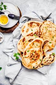 Easy Homemade Naan Bread Recipe Step By Step Sandhya S Kitchen Recipe Homemade Naan Bread Naan Bread Recipes With Naan Bread