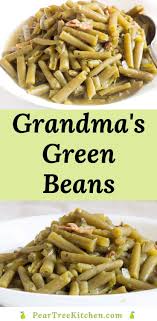 Green Beans With Bacon In 2020 Green Bean Side Dish Recipes Green Bean Recipes Fresh Green Bean Recipes