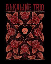 Black And White And Red All Over Alkaline Trio Pin On Music