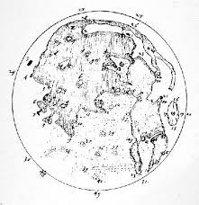 The Voynich New Atlantis Theory Moon Map Moon Drawing Map