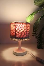 White 70s Table Lamp Boho Pop Hippy Lamp Vintage Bedside Etsy In 2020 Farmhouse Lamps Vintage Bedside Lamp