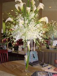 Calla Lilies And Or Orchids Centerpieces Pics Please Tall Wedding Centerpieces Flower Centerpieces Wedding Orchid Centerpieces