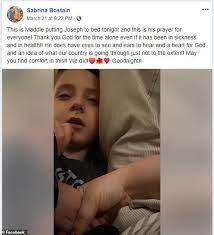 Tennessee Boy Six With Cystic Fibrosis Beats Coronavirus Daily Mail Online