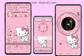 Charmmy Kitty Theme For Vivo Android Phones Full Theme Phone Themes Cat Theme Android Phone
