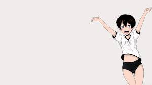 Now, imagine a hairstyle you like and how it would lay on a human head. Short Hair Blue Eyes Sportswear Short Pants Smiling Tomboys Anime Manga Anime Girls 1920x1080 Uhd Wallpapers Walldump Free Hd And Uhd Wallpapers