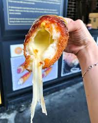 Joann On Instagram Tried The Korean Cheese Corndog Today We Ordered Full Cheese Corndog And Rice Cake Corndog The Full Chees Fair Food Recipes Corn Dogs Food
