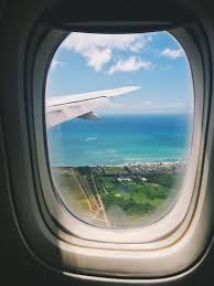 Where The Sea Is Turquoise Airplane Window Airplane View Airplane Window View