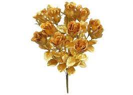 Maybe you would like to learn more about one of these? 14 Heads Artificial Gold Rose Silk Flower Bush 6 99