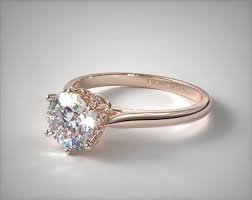 Diamond And Rose Gold Engagement Ring James Allen In 2020 Simple Engagement Rings Solitaire Engagement Ring Engagement Rings