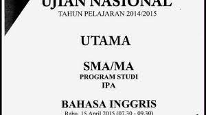 Soal Listening Bahasa Inggris Un Sma Dan Ma 2015 Dan Pembahasannya Youtube